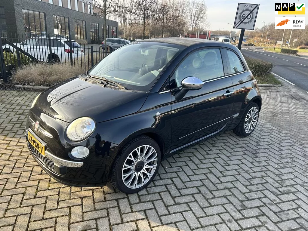 Fiat 500 1.2 Lounge 2011! Cabrio! CLIMA! LEDER! Nette auto!